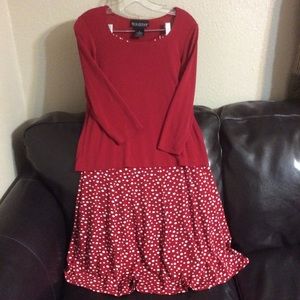 Ladies Dialogue Skirt & Top Size XS